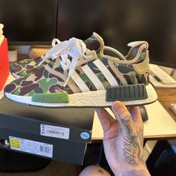 Adidas Bape Nmd Size 9.5 