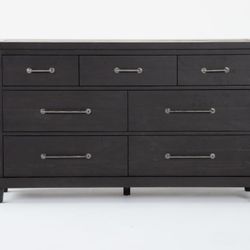 Solid Wood Jaxon Espresso 7-Drawer Dresser – Living Spacesp