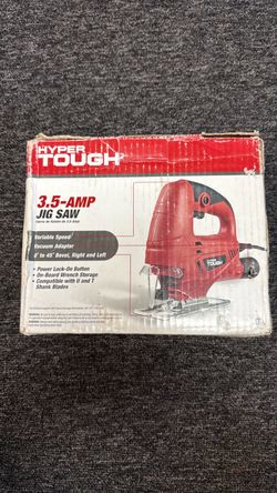 Brand New Hyper Tough 3.5-Amp Variable Speed Jig Saw (Open Box / Distressed Packaging)