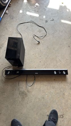 Samsung Soundbar And Subwoofer 