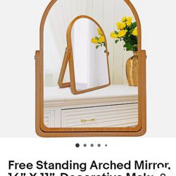 New Simpleline Free Standing Arched Mirror 16x11