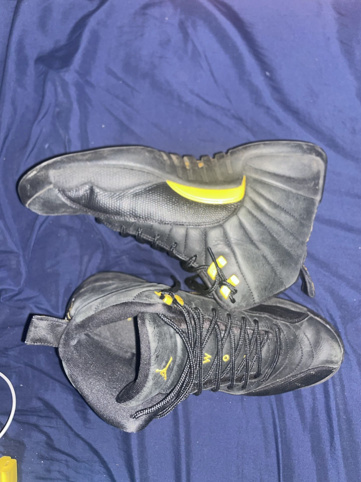 Black And Gold Jordan 12
