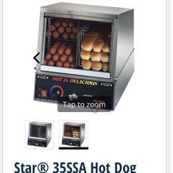 Star 35SSA  Hot Dog Steamer