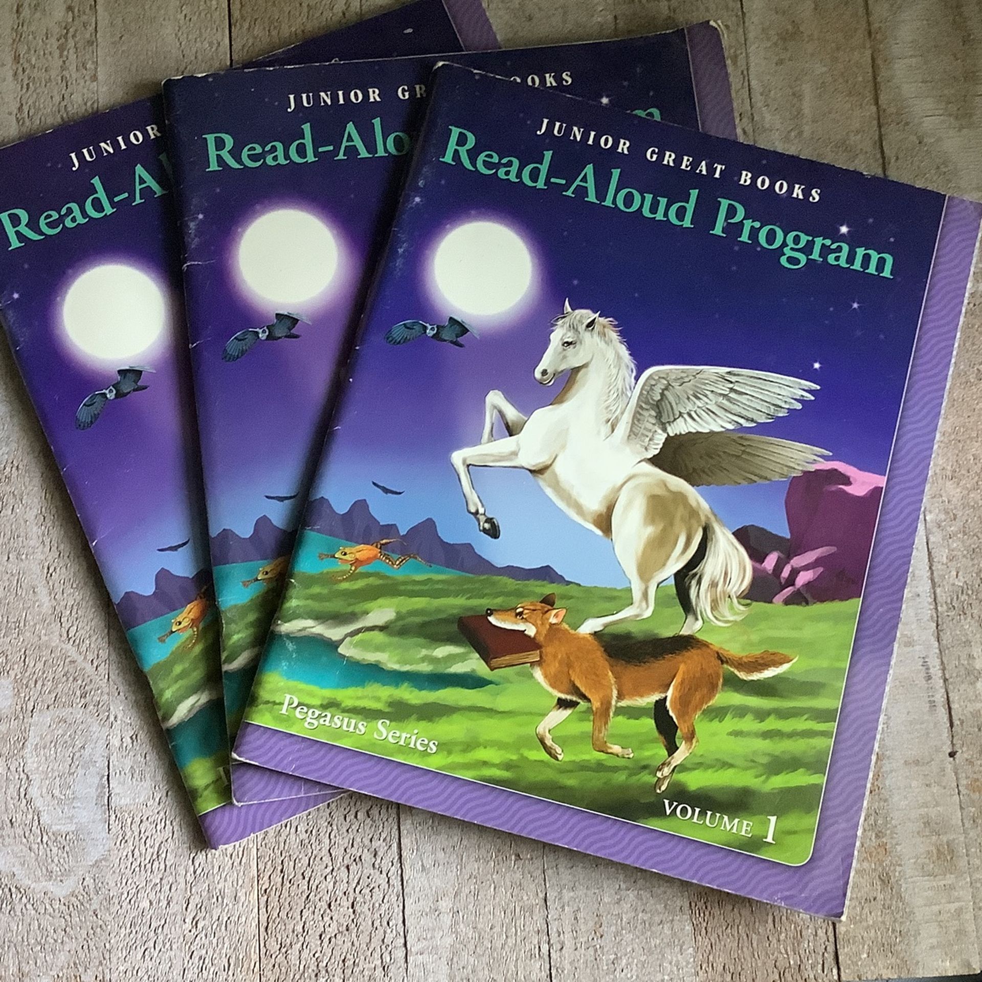 Read Aloud Program Pegasus Series  Volume 1,2 & 3 K12 Books
