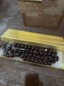 Vintage Authentic Amber Rosary