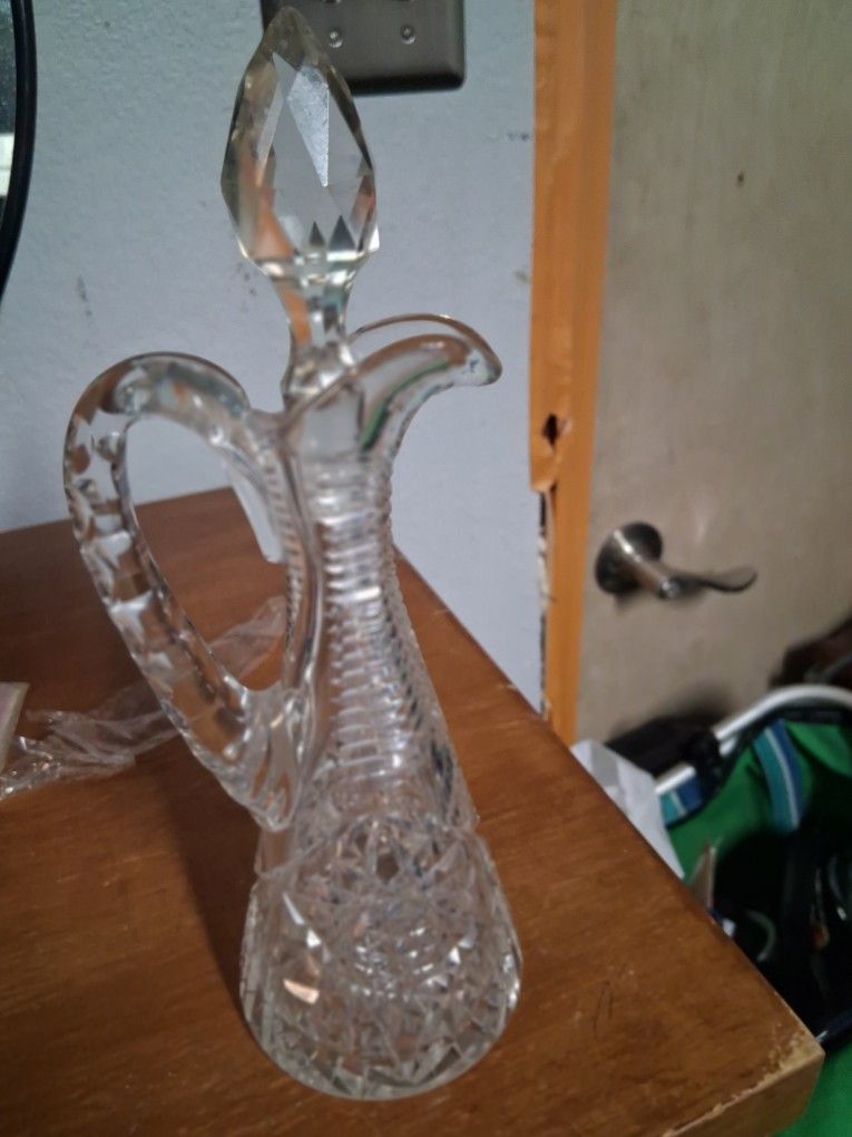 EXQUISITE CRYSTAL CRUET