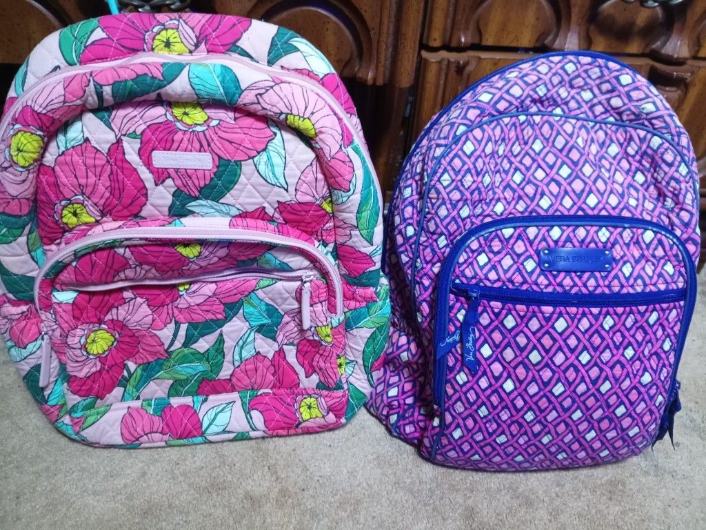 Vera Bradley Book Bag And Vera Bradley Double Bag