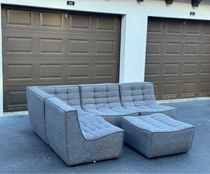 Sofa/Couch Sectional - Gray - Modular - Delivery Available 🚛