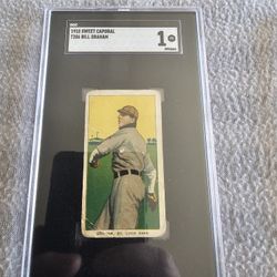 Sgc 1 - 1910 Sweet Caporal T206 Bill Graham