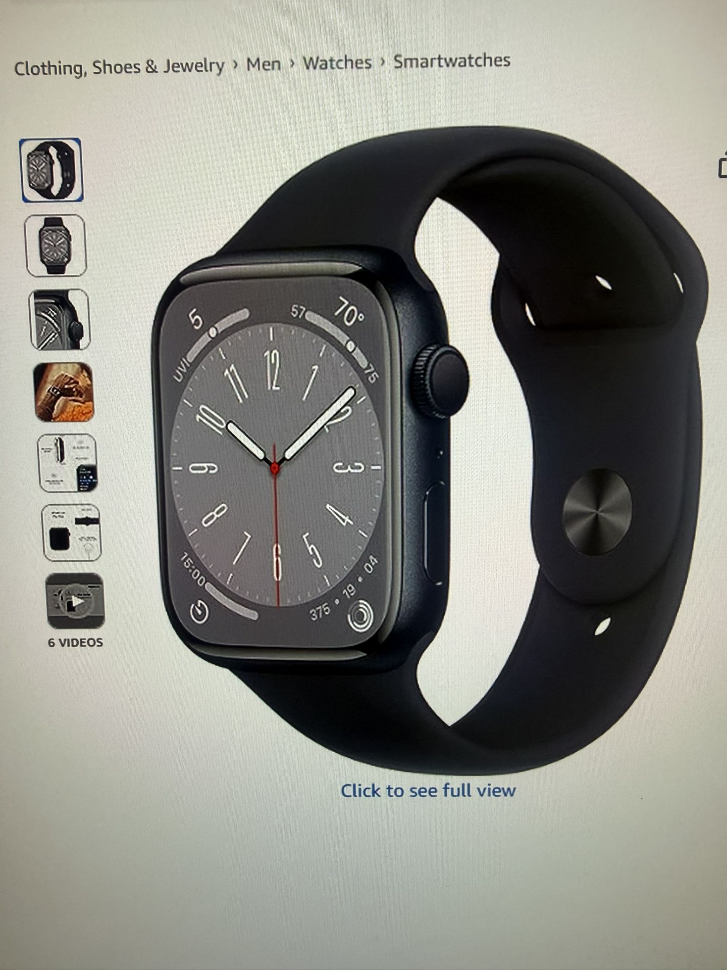 Apple Watch 8 Midnight Blue 45mm GPS Aluminum