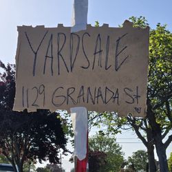Yard Sale 1129 Granada Ave