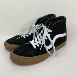 Vans Sk8-Hi Shoes (Black/Gum) Size 9.5