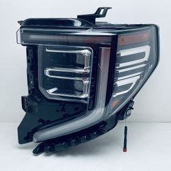 2023-2026 GMC SIERRA 1500 RIGHT PASSENGER SIDE HEADLIGHT FULL LED OEM CHROME