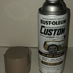 NEW Rust-Oleum Premium Custom Lacquer Spray Paint, Gloss Desert Sand, 11 oz Rustoleum