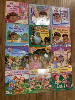 Doc McStuffin Lalaloopsy Sofia the First paperback book