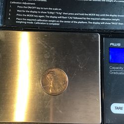 1982 D Penny Wait 3. 1 Grain