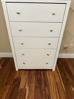 White dresser