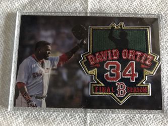 David Ortiz final game patch Fenway giveaway