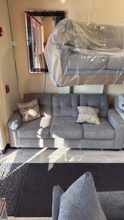 Brand New Charcoal Gray Sofa – Modern Style