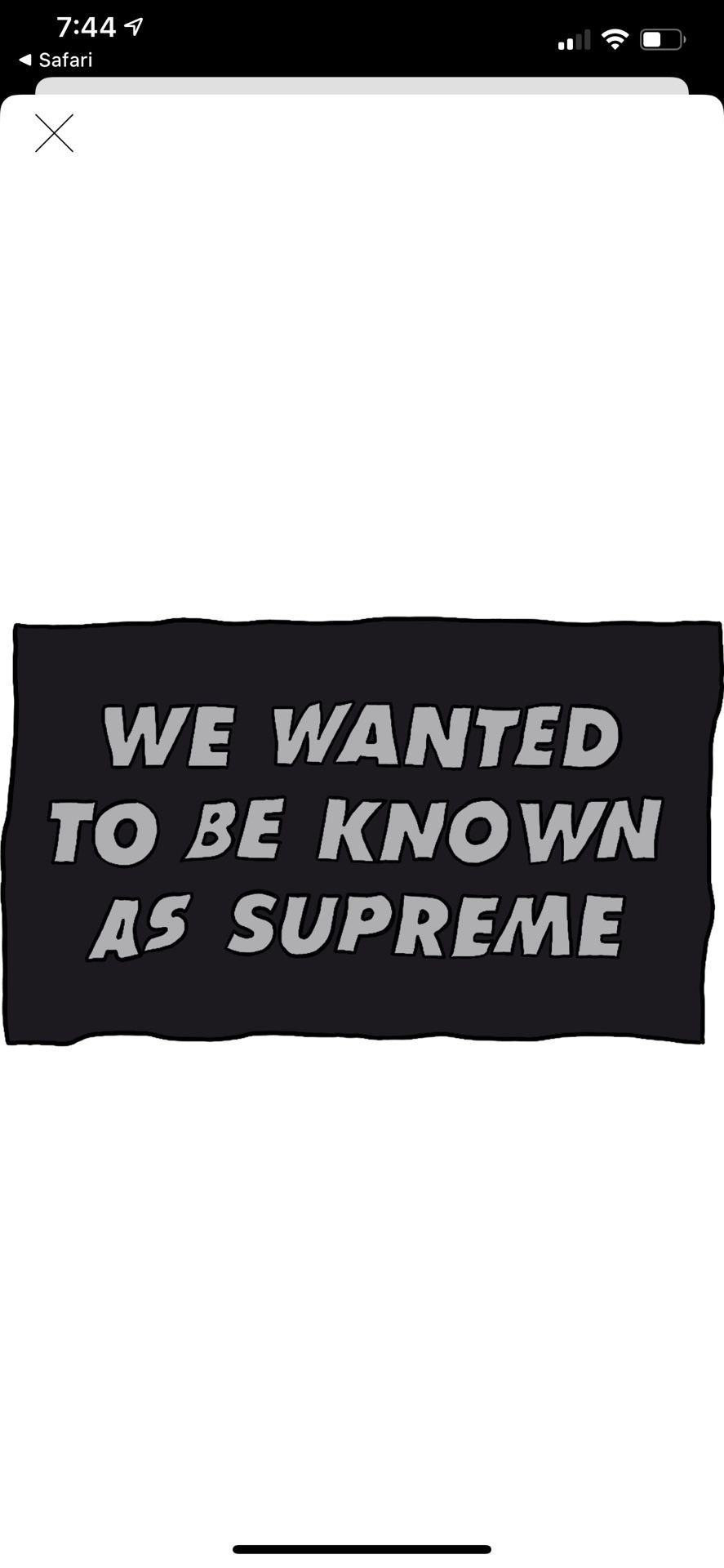 Supreme - known as towel