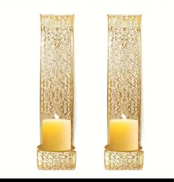 Wall mounted candle holder