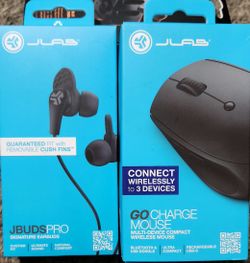 JLab Earbud/Mouse Bundle