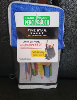 Mead Five Star Pencil Pouches With Zipper Closure $3.00 each (Two Available)
