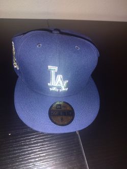 🔥 LA DODGERS NEW ERA 59FIFTY FITTED HAT — SIZE 8 🔥