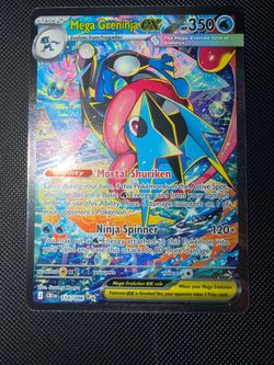 Pokemom Mega Greninja ex #116 SIR Chaos Rising