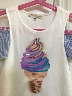 NWT Truly Me Cold Shoulder Sequined A-Line Dress 3T