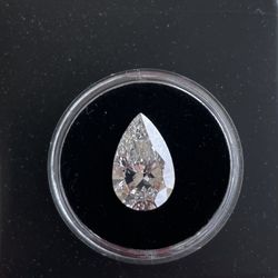 2.85 Carat Pear Shaped Lab Grown Diamond