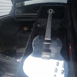 Solid Aluminum SG Guitar