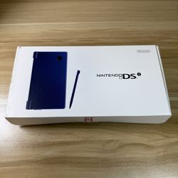 Nintendo DSi Metallic Blue Console - Complete In The Box -