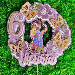 Isabela Madrigal Cake topper, Encanto Cake Topper