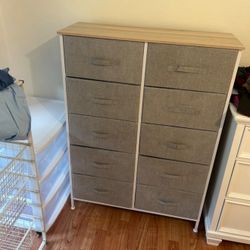 YITAHOME 10-Drawer Fabric Dresser – Gently Used, Like New!