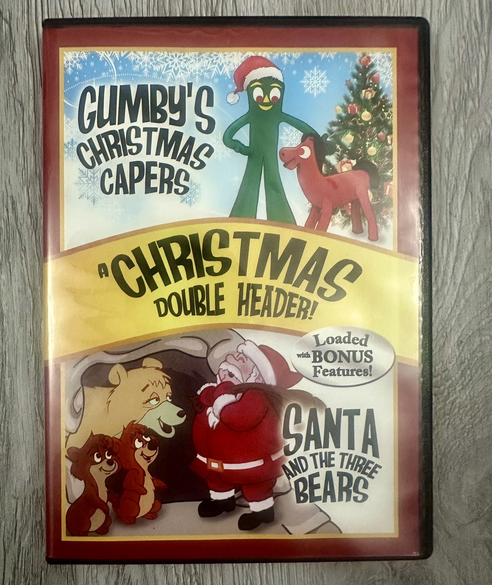Gumbys Christmas Capers Plus Santa & The Three Bears + Lambchop Howdy Doody DVD