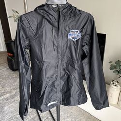 Unisex Lightweight Zip Up Windbreaker Jacket Small