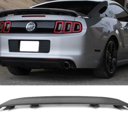 Fits 10-14 Ford Mustang LS Style Trunk Spoiler Matte Black - ABS