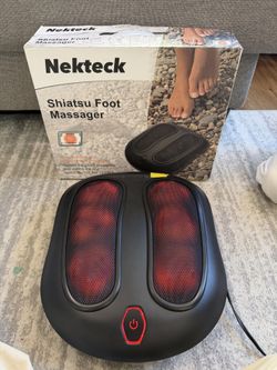 Nekteck Shiatsu Foot Massager With Heat NK-FM-100 - Works, With Box