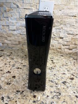 Xbox 360 S Glossy Black Console Only Model 1439 Tested and Working Microsoft