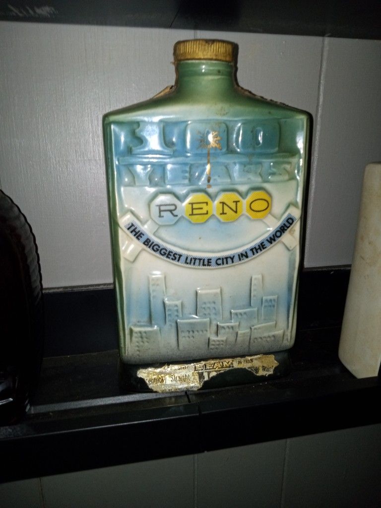 Empty Reno Vintage Jim Beam Decanter