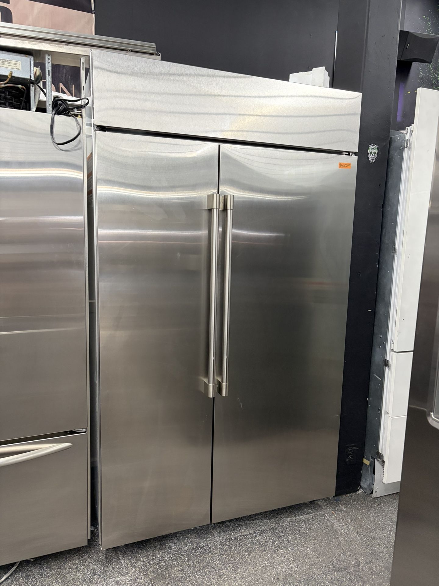 Monogram 48” Stainless Steel Side By Side Built In Refrigerator