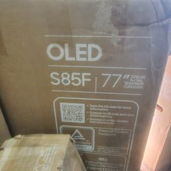 SAMSUNG 77" OLED SMART TV LED NEW IN OPEN BOX 4K HDR 120HZ 2025 MODEL 