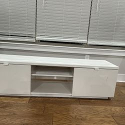 White TV Stand