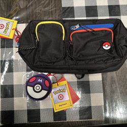 Pokémon x Target Crossbody Bag with Master Ball Bag Charm