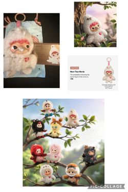 More Than Words HIRONO Dear Birds Series Vinyl Plush Pendant