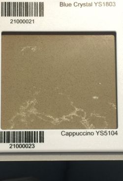 2’ x9’ cappuccino quartz pre fab