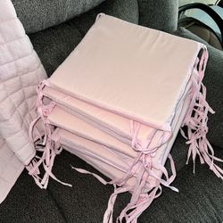 Custom Made Crib Bumper Pads With Blanket 