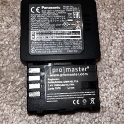 Lumix Battery, & Battery Charger