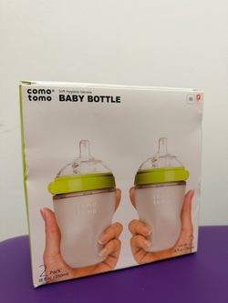 Comotomo Silicone Baby Bottle 2-Pack 8oz
